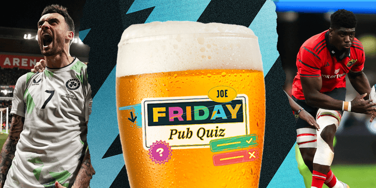 The SportsJOE Friday Pub Quiz: Week 133 The SportsJOE Friday Pub Quiz: Week 133