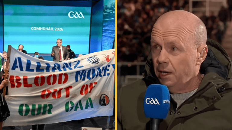 Peter Canavan lauded for response after Jarlath Burns slams GAA protestors