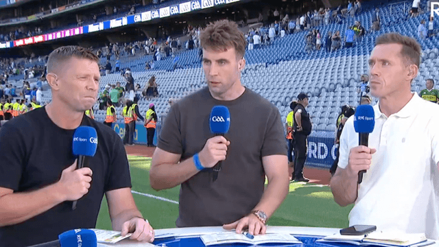 Dubs great slams umpires in argument with Kerry legend after controversial goals