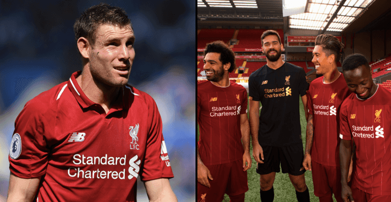 James Milner has brilliant response after Liverpool launch new home kit without him James Milner has brilliant response after Liverpool launch new home kit without him