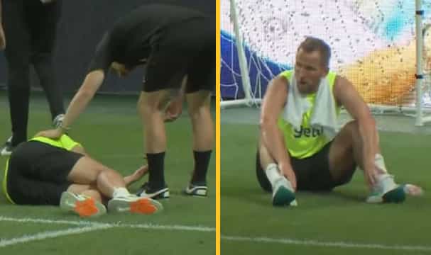 Harry Kane and Son Heung-min ‘collapse’ in brutal Tottenham Hotspur training session Harry Kane and Son Heung-min ‘collapse’ in brutal Tottenham Hotspur training session