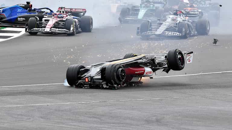 “I don’t know how I survived” – Zhou Guanyu relives horror crash at Silverstone “I don’t know how I survived” – Zhou Guanyu relives horror crash at Silverstone