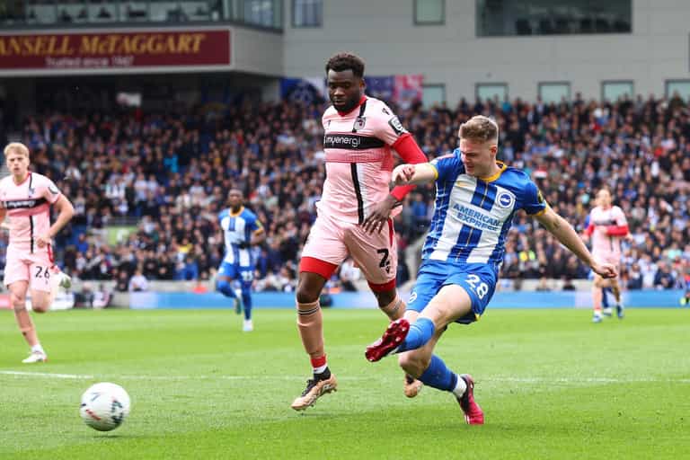 Evan Ferguson scores twice for Brighton as France game looms Evan Ferguson scores twice for Brighton as France game looms