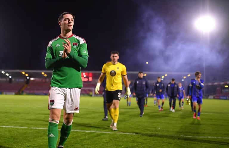 Powerful scenes as Ruairi Keating dedicates hat-trick to late father