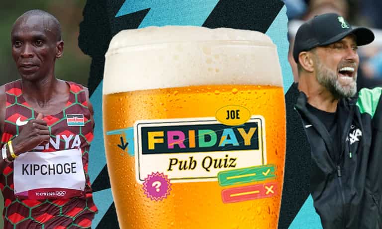 The SportsJOE Friday Pub Quiz: Week 39 The SportsJOE Friday Pub Quiz: Week 39
