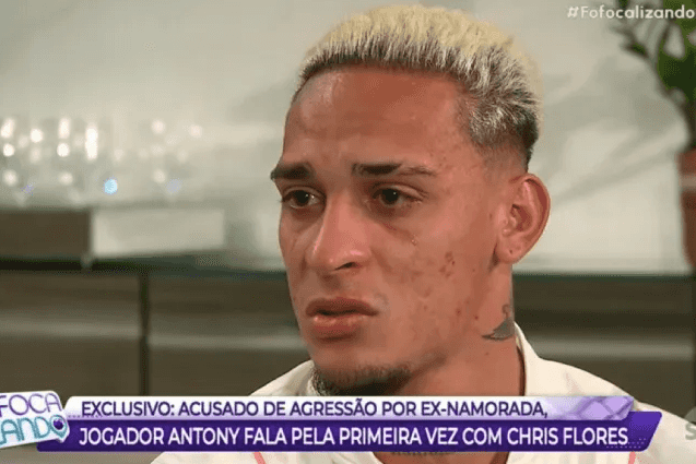 Antony denies assault allegations in tearful Brazilian TV interview Antony denies assault allegations in tearful Brazilian TV interview