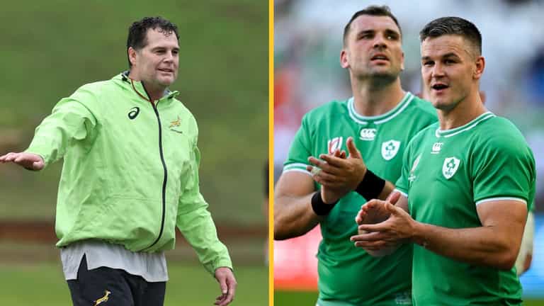 Springbok legend drops hint over sensational return to Irish rugby for Rassie Erasmus