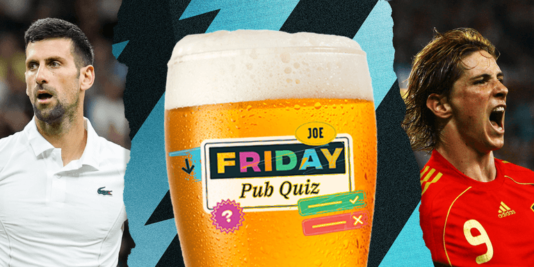 The SportsJOE Friday Pub Quiz: Week 79 The SportsJOE Friday Pub Quiz: Week 79