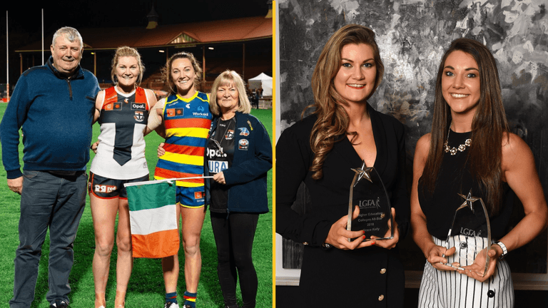 Incredible scenes as Mayo sisters face off in AFLW while parents watch on Incredible scenes as Mayo sisters face off in AFLW while parents watch on