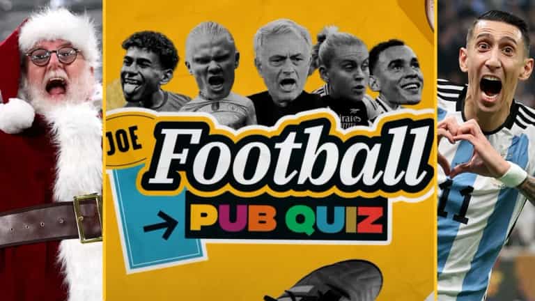 The FootballJOE Quiz: Christmas special – episode 19 The FootballJOE Quiz: Christmas special – episode 19