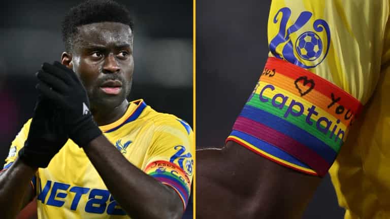 Marc Guehi writes on rainbow armband again despite FA warning Marc Guehi writes on rainbow armband again despite FA warning