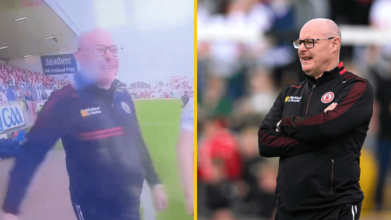 Tyrone boss gets bottle thrown at head from stands after Mayo win
