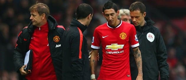 Di Maria is the latest addition to Manchester United’s seemingly endless injury list