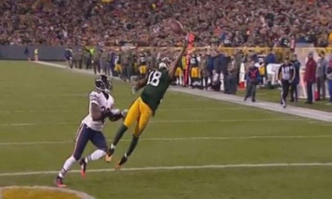 Vine: Astonishingly graceful one-handed touchdown catch