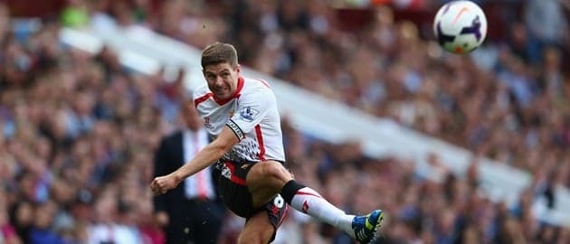 VIDEO: How effective are the cross-field diagonal balls that Steven Gerrard is famous for?