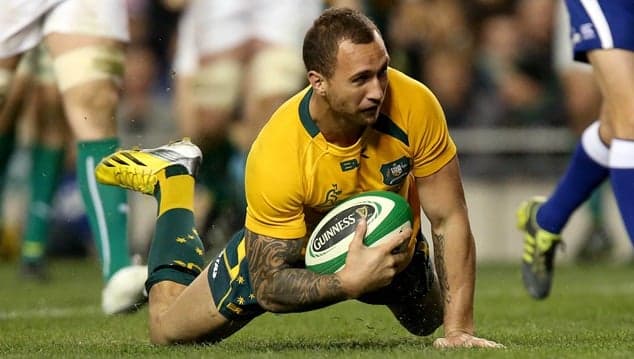 Quade Cooper shows how sound he is by visiting Owen Williams in Wales