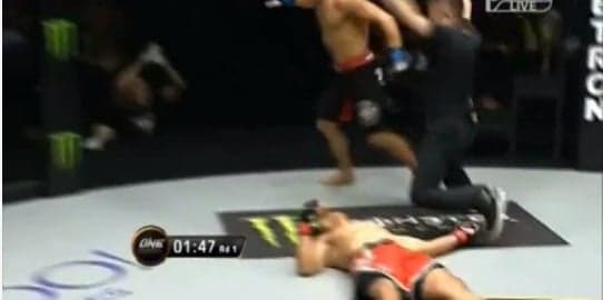 VINE: Vicious KO in ONE FC makes us think that the banning of soccer kicks is probably for the best VINE: Vicious KO in ONE FC makes us think that the banning of soccer kicks is probably for the best
