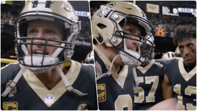 Drew Brees’ pre-game motivational speech is right out of a Hollywood movie Drew Brees’ pre-game motivational speech is right out of a Hollywood movie