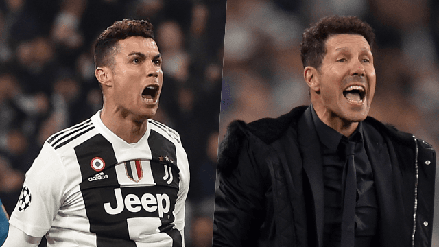 Cristiano Ronaldo mimics Diego Simeone with gesture as Juventus beat Atletico
