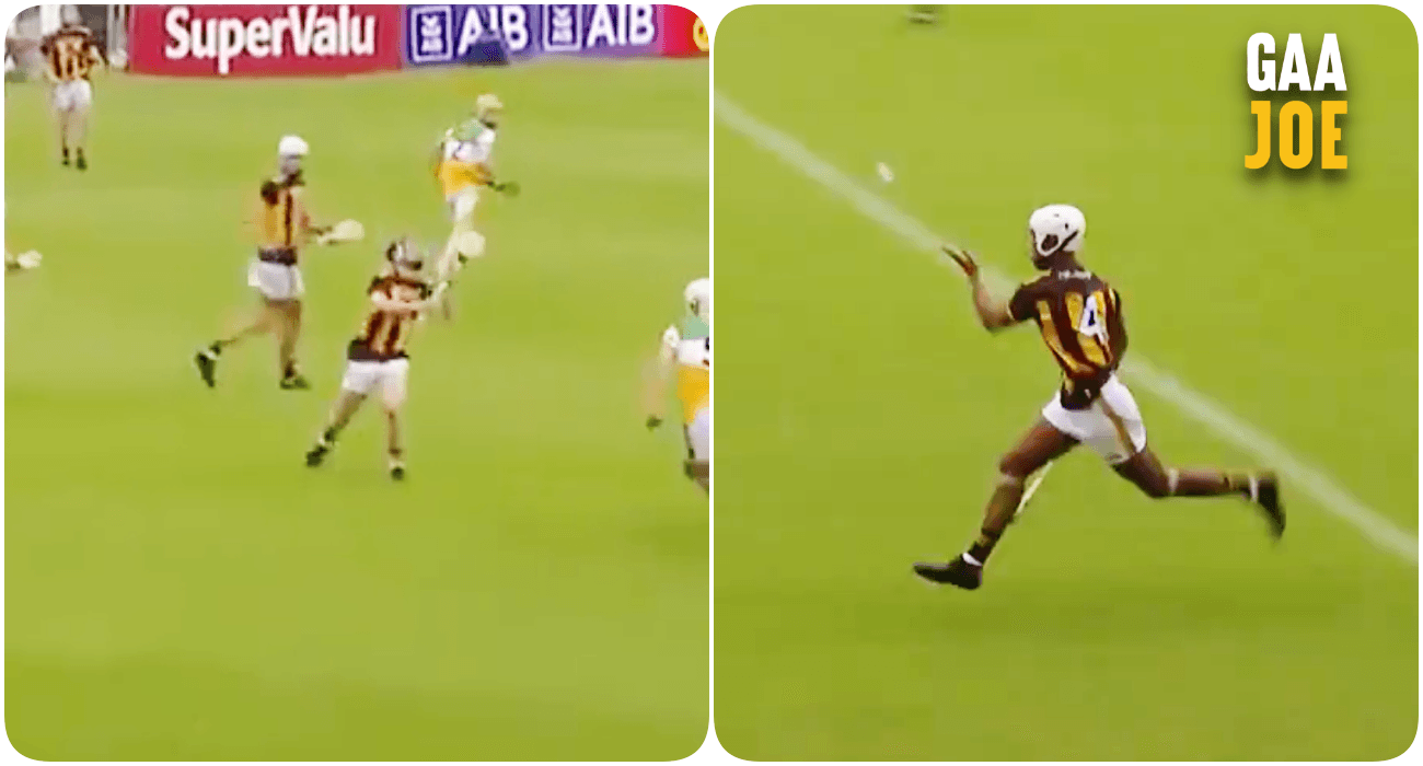 Kilkenny minor captain somehow stays standing for a point that should have been worth two