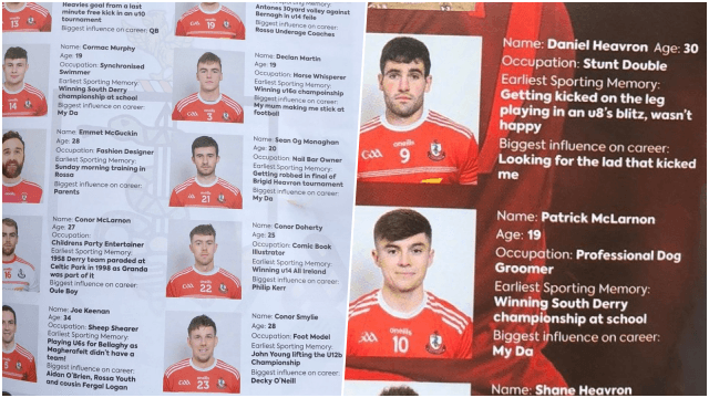 Derry club win county final factfile games with extravagant set of jobs