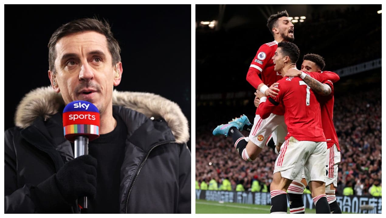 Gary Neville is ‘unimpressed’ by Man United despite Cristiano Ronaldo’s hat-trick