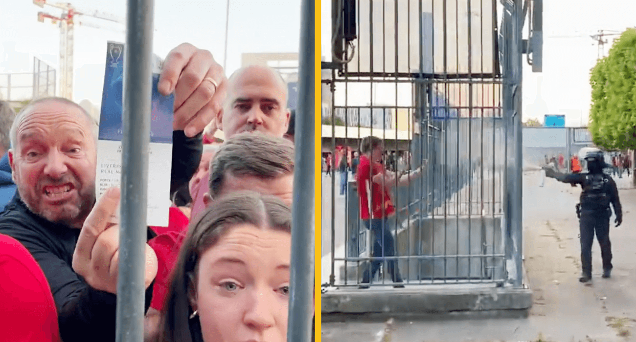 Shocking scenes as fans with tickets don’t get into Champions League final
