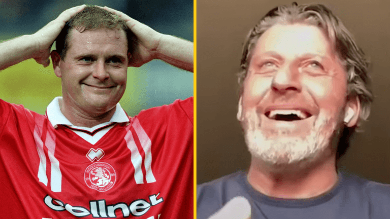 “There’s a hole in the ceiling, about three-foot round” – Andy Townsend on life as Gazza’s housemate “There’s a hole in the ceiling, about three-foot round” – Andy Townsend on life as Gazza’s housemate