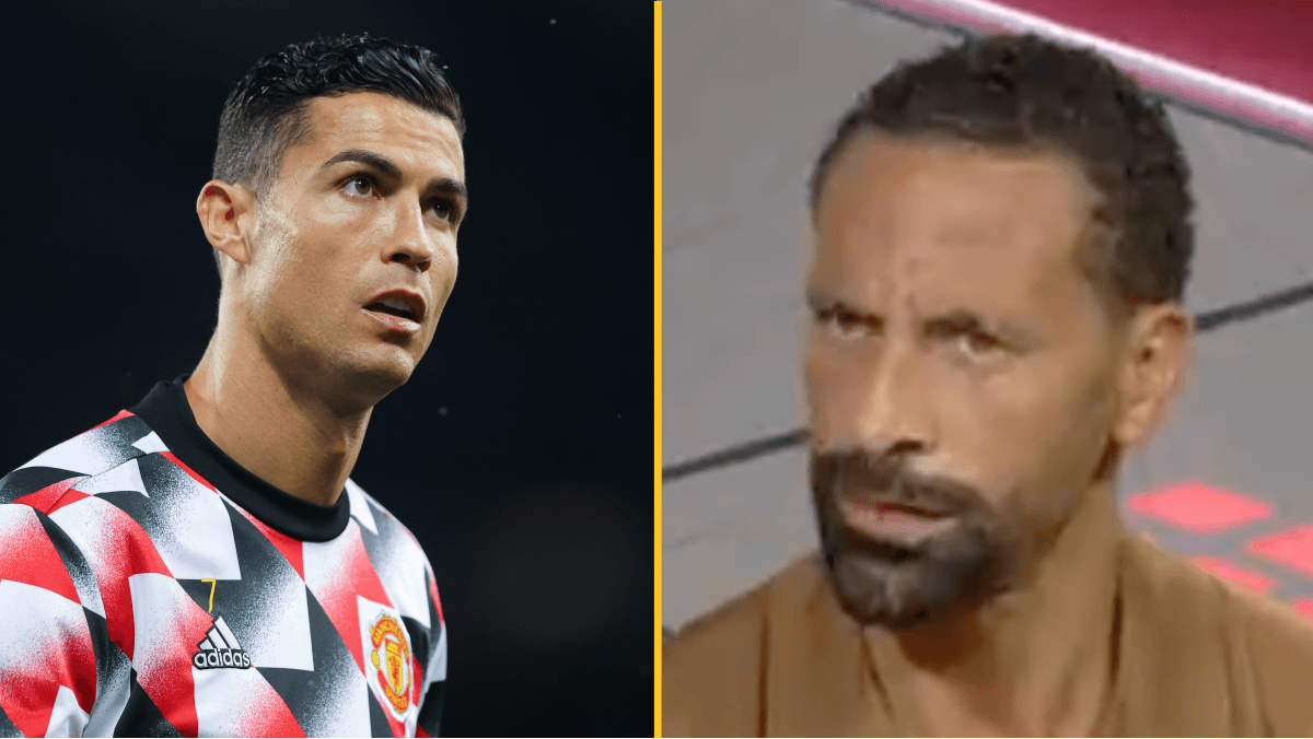 Rio Ferdinand gives live TV reaction to Cristiano Ronaldo’s Man United departure
