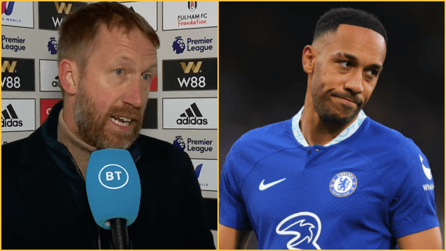 Graham Potter makes his views on Pierre-Emerick Aubameyang pretty clear Graham Potter makes his views on Pierre-Emerick Aubameyang pretty clear