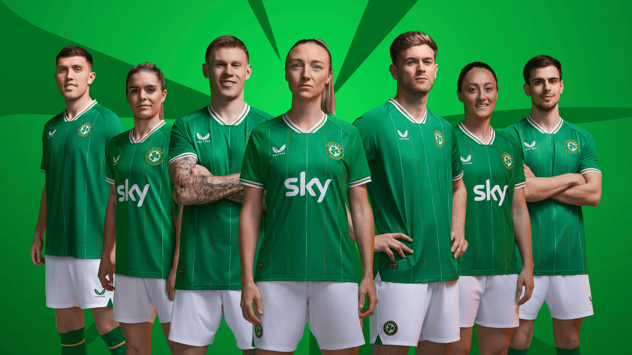 The new Ireland football jersey has finally been revealed