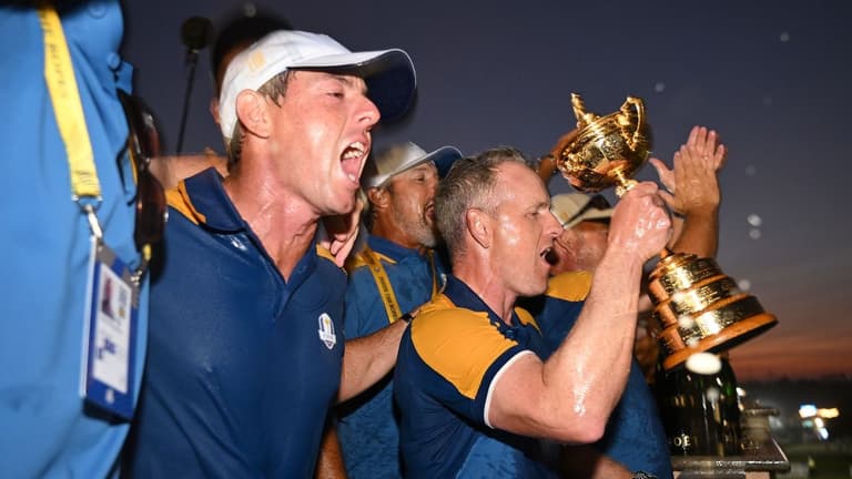 Rory McIlroy bangs table as he makes bold Ryder Cup prediction for 2025 Rory McIlroy bangs table as he makes bold Ryder Cup prediction for 2025