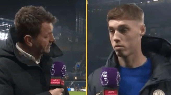 Tim Sherwood slammed for asking Cole Palmer ‘most awkward question ever’ on live TV