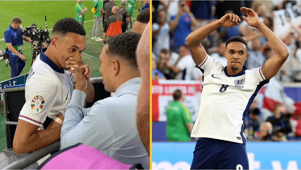 Trent Alexander-Arnold caught saying England player ‘didn’t want to take’ a penalty