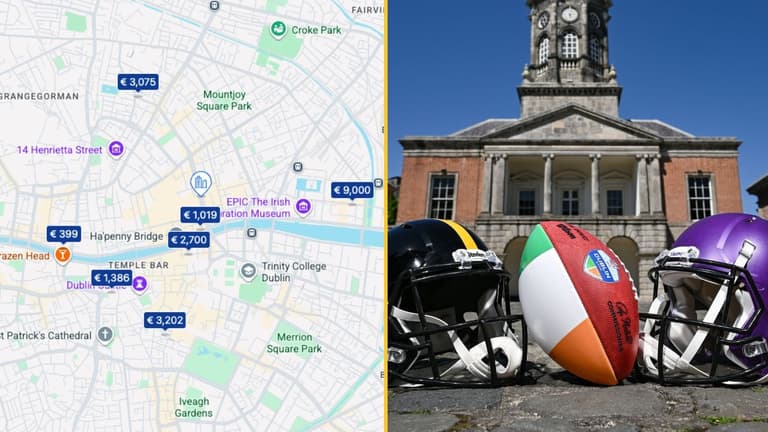 The eye-watering hotel prices for Dublin NFL match with just ‘1% availability’ for visitors The eye-watering hotel prices for Dublin NFL match with just ‘1% availability’ for visitors