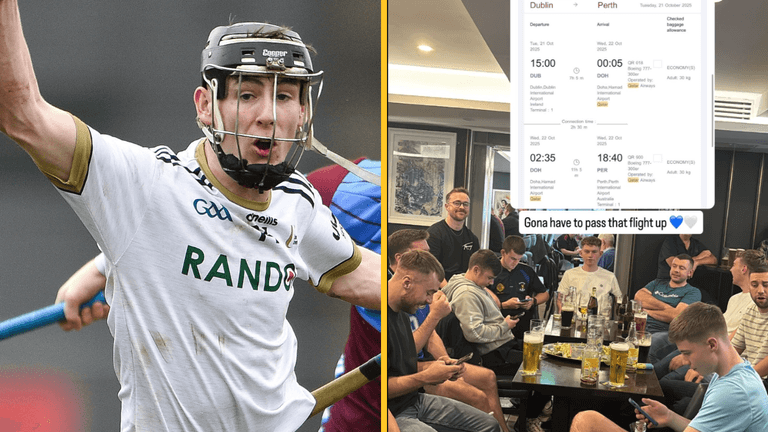 Antrim hurling winner forgoes flight home to Australia for Monday (and Tuesday) club party