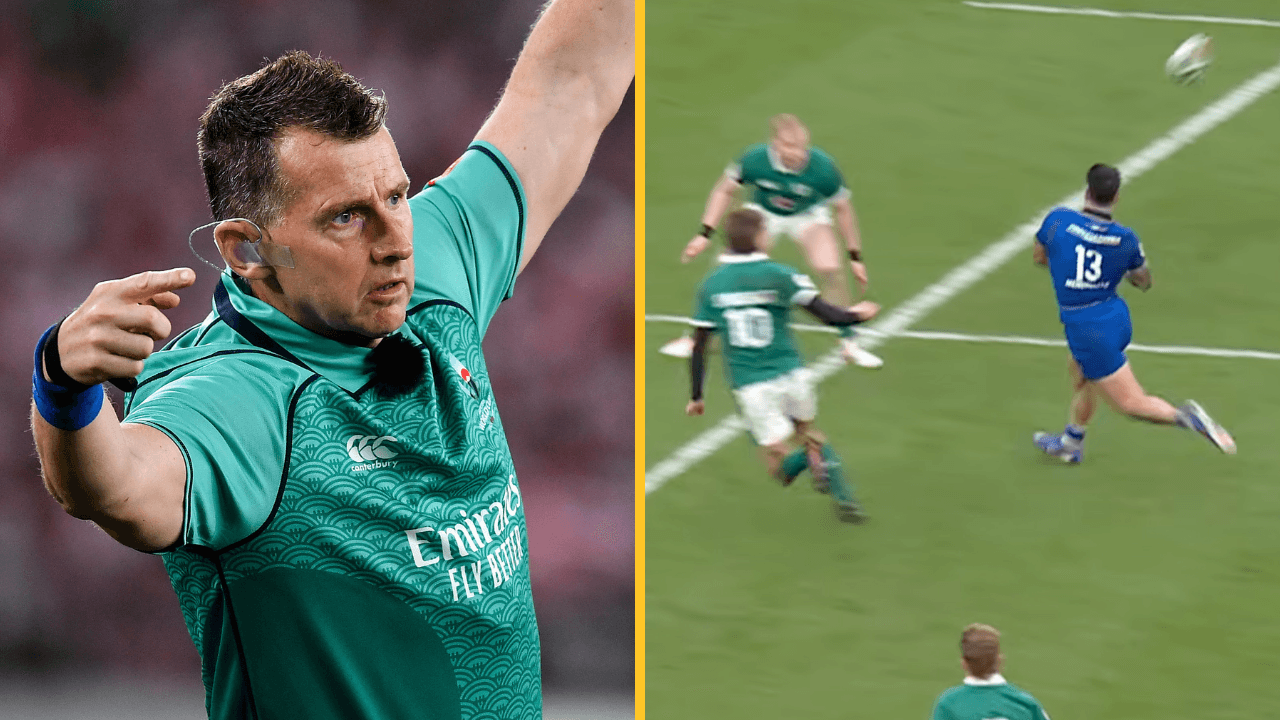 Nigel Owens explains why ref got huge Italy call wrong vs Ireland