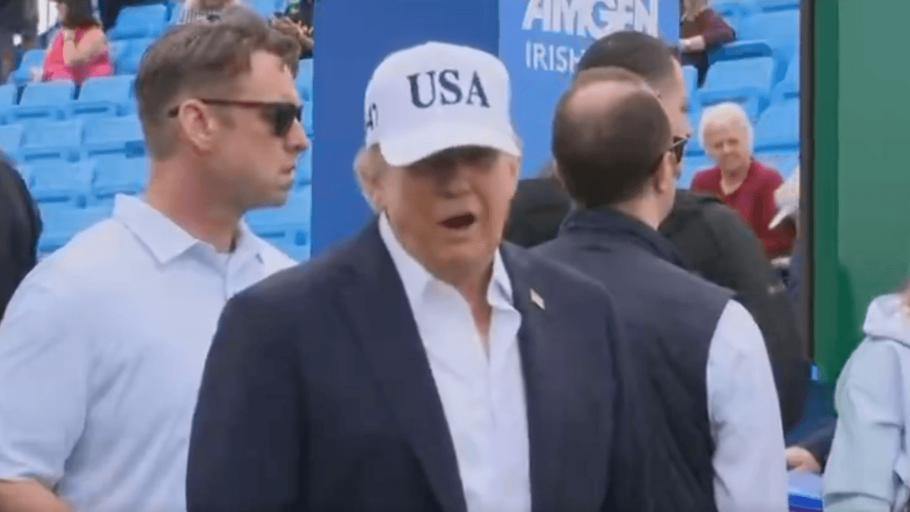 Donald Trump addresses Ireland reunification comments at Irish Open