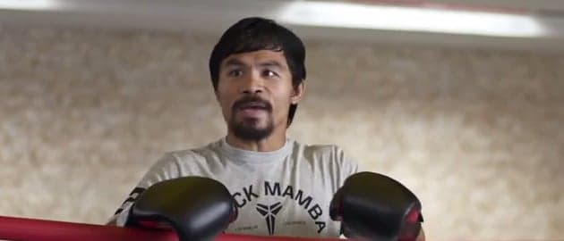 Video: Manny Pacquiao displays impressive hand speed in first training session for Mayweather bout