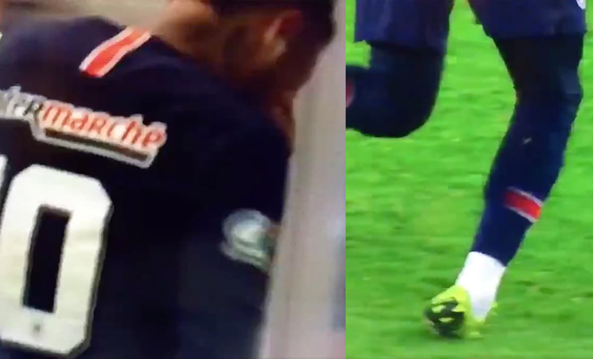 Neymar in tears after limping off injured against Strasbourg