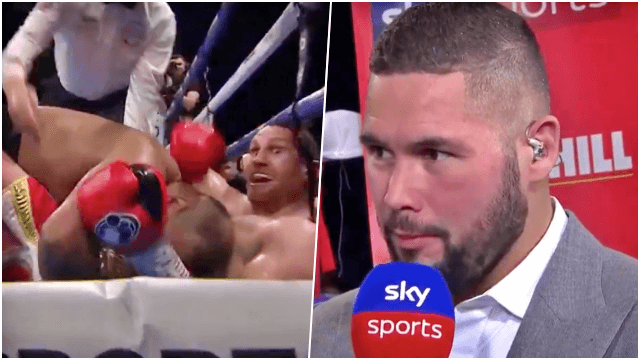 Tony Bellew “disgusted” as British boxer disqualified for biting opponent Tony Bellew “disgusted” as British boxer disqualified for biting opponent