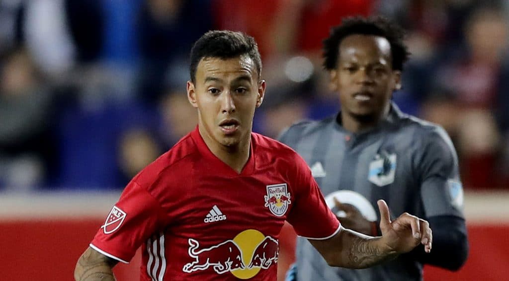 Major League Soccer player shown straight red for firing ball into crowd
