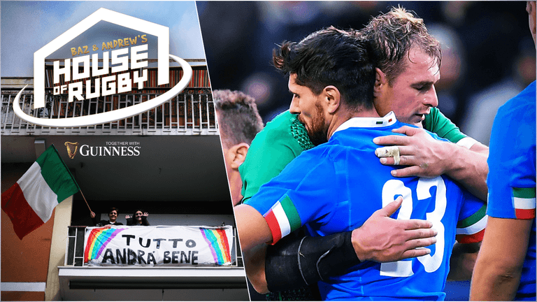Baz & Andrew’s House of Rugby – Latest from locked-down Italy Baz & Andrew’s House of Rugby – Latest from locked-down Italy