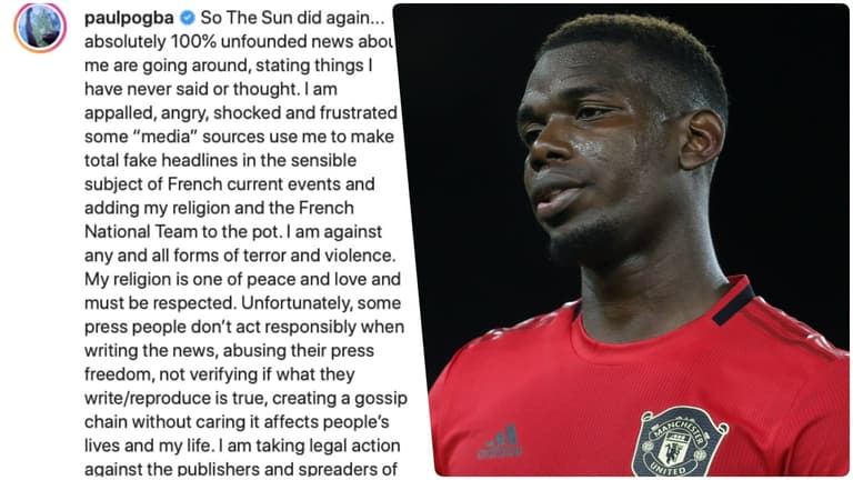 “So The Sun did it again” – Pogba fires back with powerful Instagram post “So The Sun did it again” – Pogba fires back with powerful Instagram post