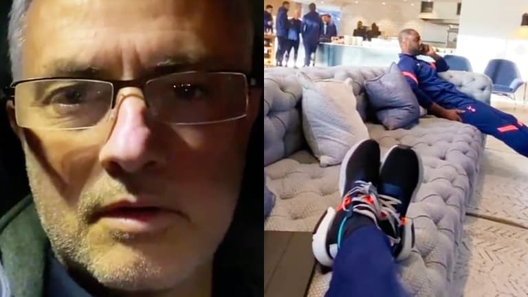 Mourinho shares sarcastic video as Fulham game is postponed Mourinho shares sarcastic video as Fulham game is postponed