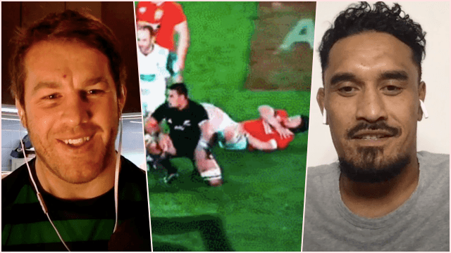 Sean O’Brien and Jerome Kaino re-live tackle that left the Irishman in a sling Sean O’Brien and Jerome Kaino re-live tackle that left the Irishman in a sling