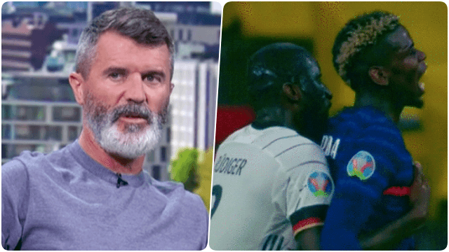 Roy Keane bemused by “child-like” Rudiger’s bite on Pogba Roy Keane bemused by “child-like” Rudiger’s bite on Pogba