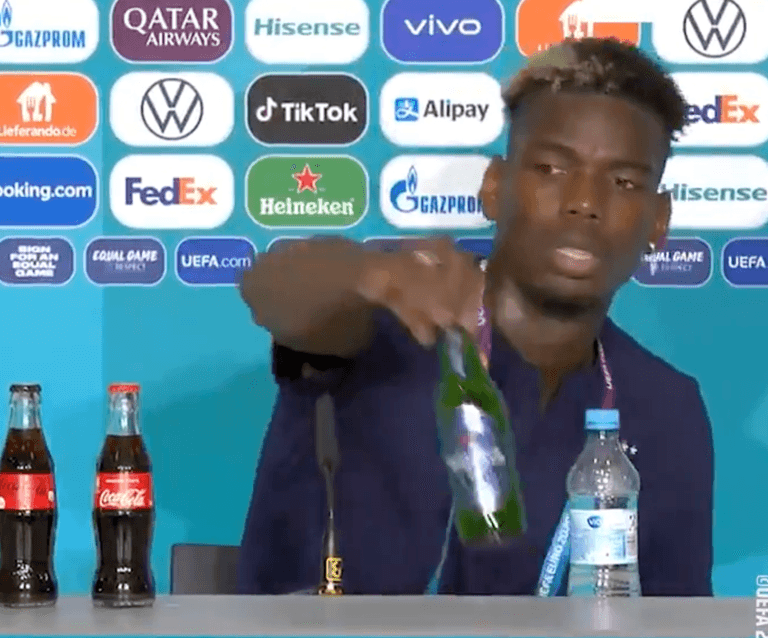 Heineken will no longer appear in front of Muslim players after Pogba causes rule change Heineken will no longer appear in front of Muslim players after Pogba causes rule change