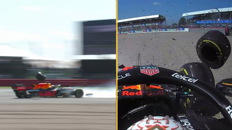 Lewis Hamilton slapped with penalty after big collision with Max Verstappen at Silverstone Lewis Hamilton slapped with penalty after big collision with Max Verstappen at Silverstone