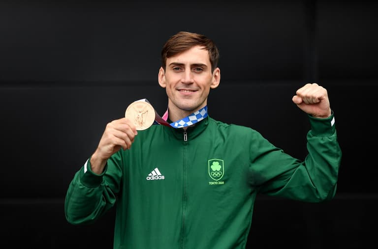 Olympic medalist Aidan Walsh has a message for young kids looking to achieve their dreams Olympic medalist Aidan Walsh has a message for young kids looking to achieve their dreams